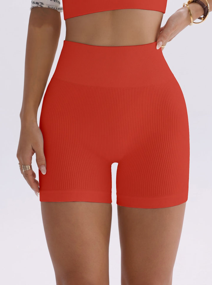 High-Waisted Seamless Comfort Yoga Shorts