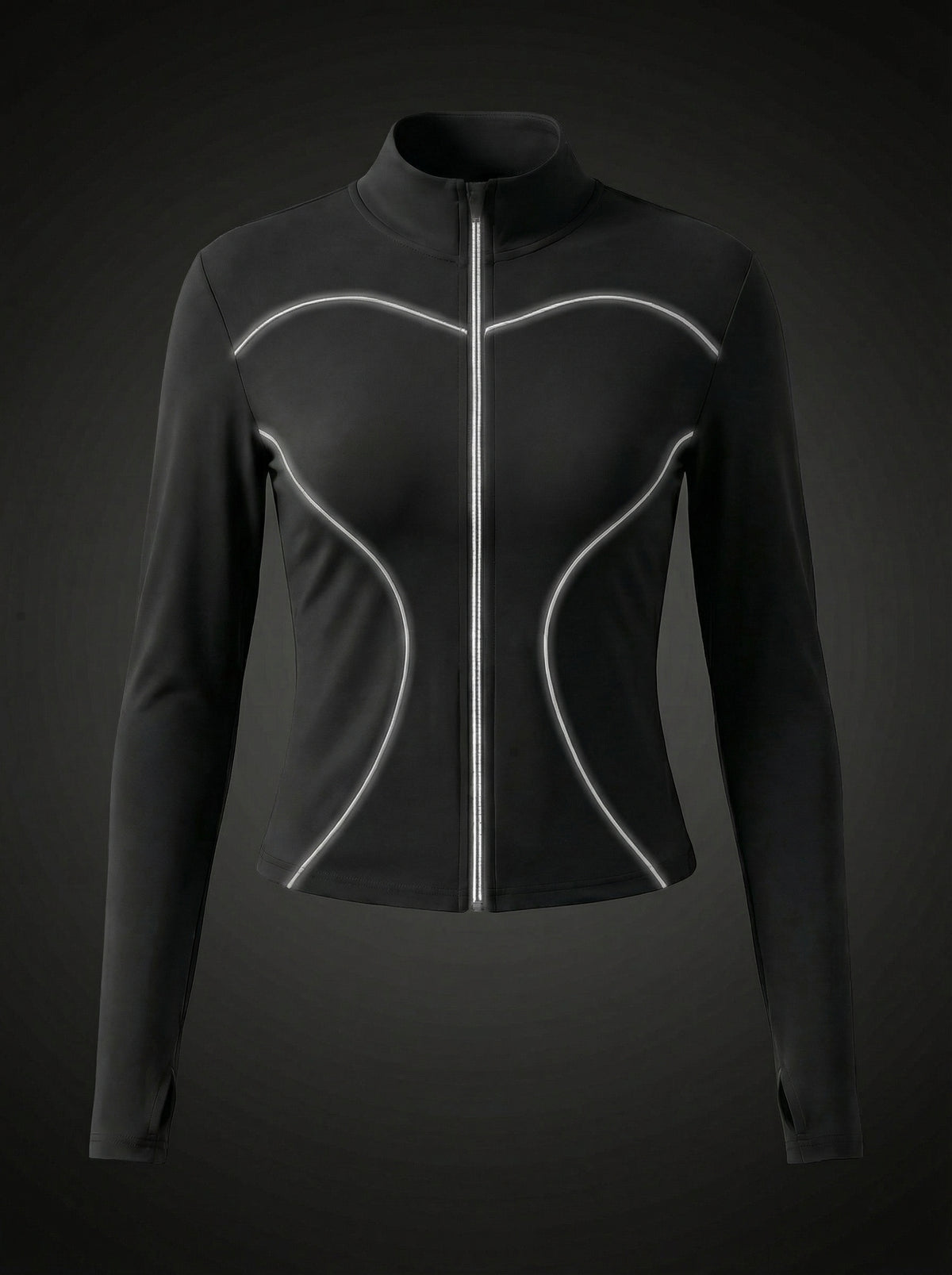 High-Neck Breathable Sporty Jacket