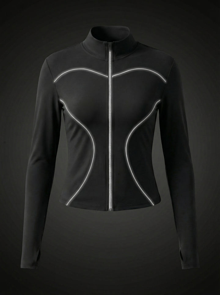 High-Neck Breathable Sporty Jacket