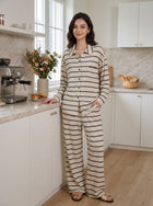 Soft Striped Oversized Pajama Set