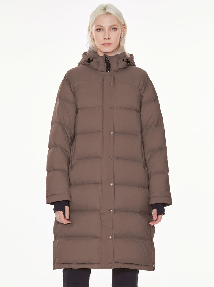 Cozy Hooded Long Puffer Coat