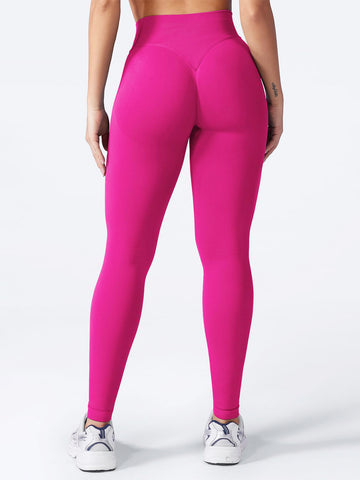Stretchy High-Waisted Sporty Yoga Pants-Multicolor