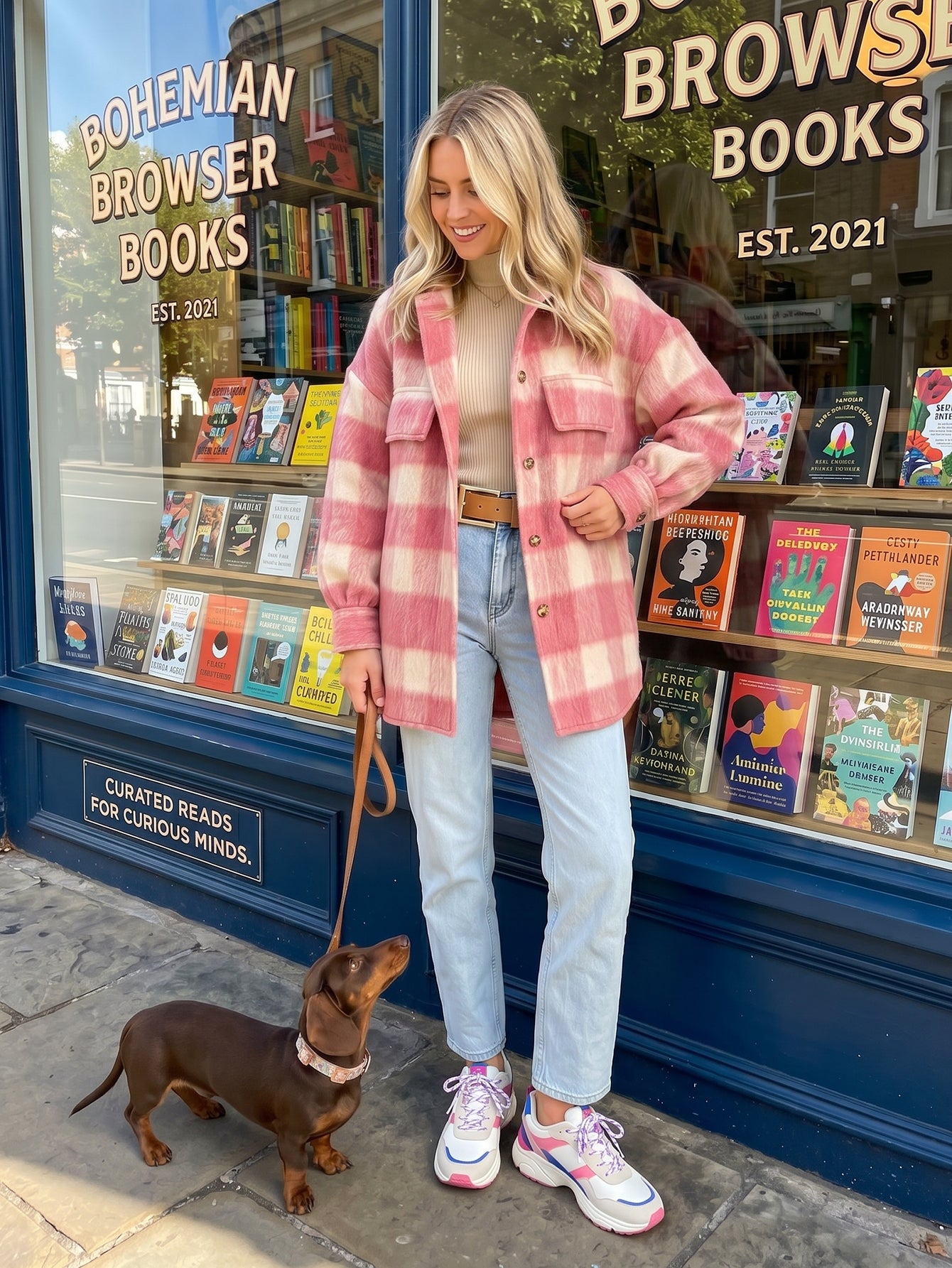 Cozy Plaid Brushed Wool Shacket Coat