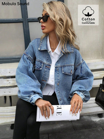 Oversized Comfortable Cotton Denim Jacket
