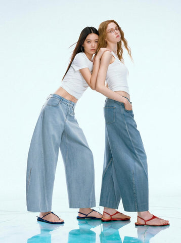 High Waisted Wide Leg Jeans