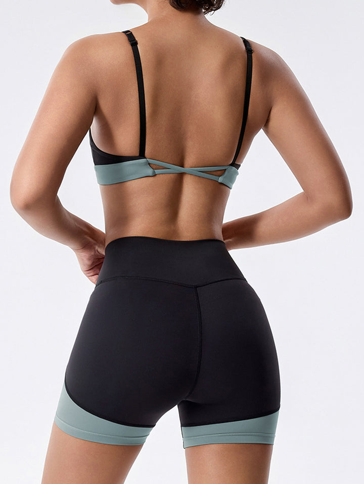 Seamless High Waisted Yoga Short Set