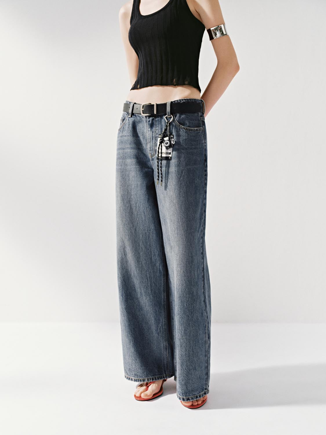 Urban Revivo Denim Jeans-Blue