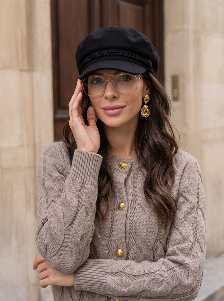 Cozy Cable Knit Button Cardigan