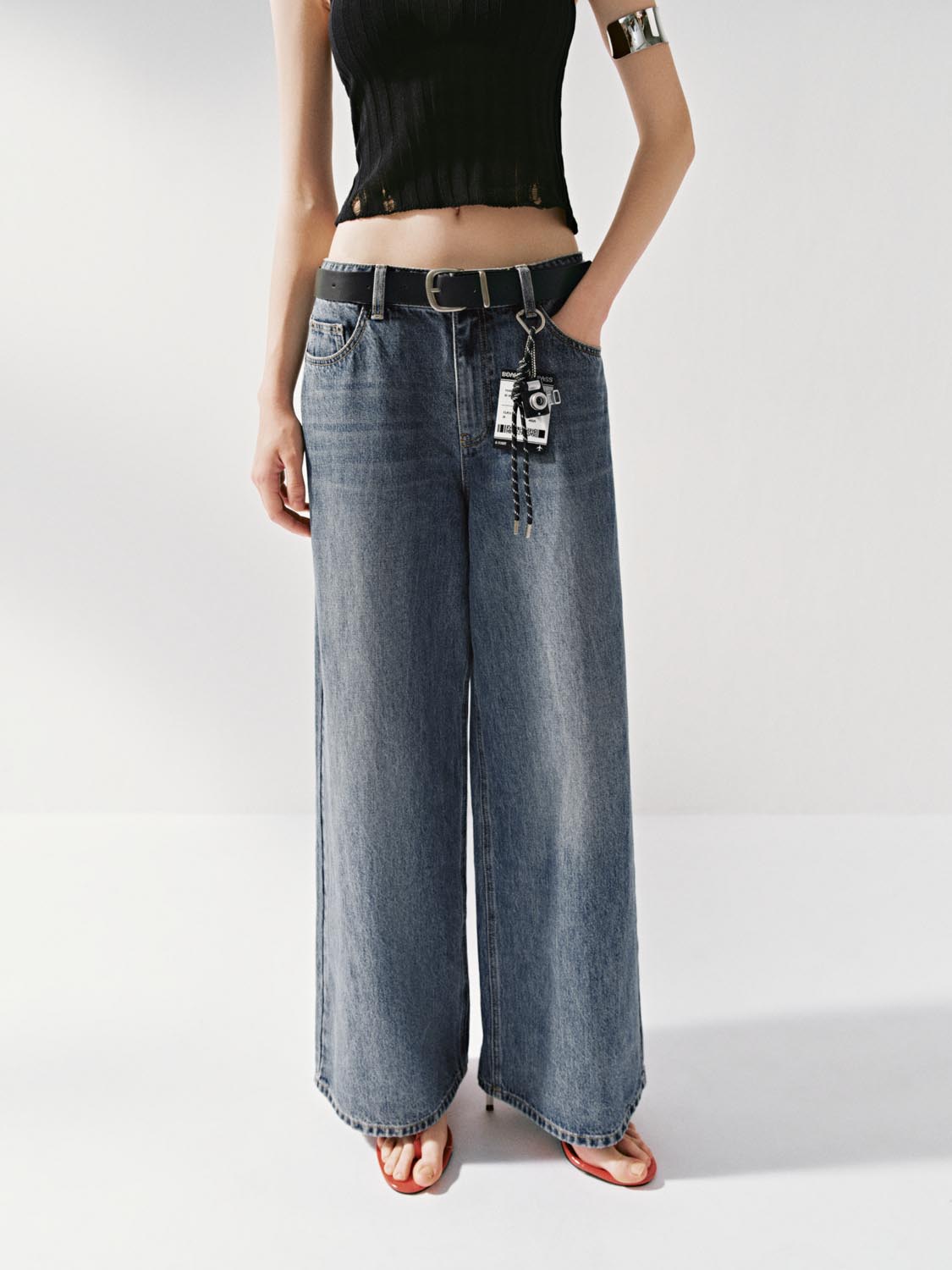 Urban Revivo Denim Jeans-Blue