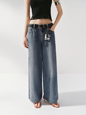 Urban Revivo Denim Jeans-Blue