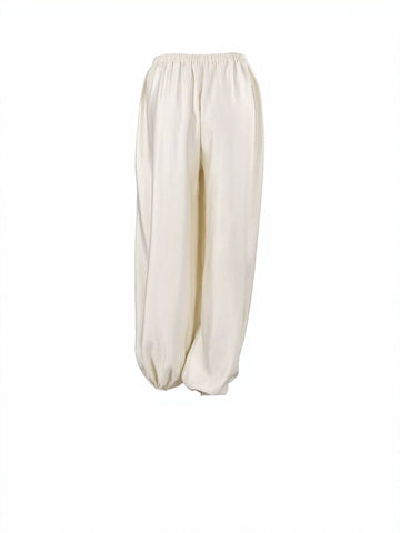 High Waisted Pleated Harem Pants