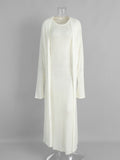 Cozy Lightweight Knit Maxi Sweater Set
