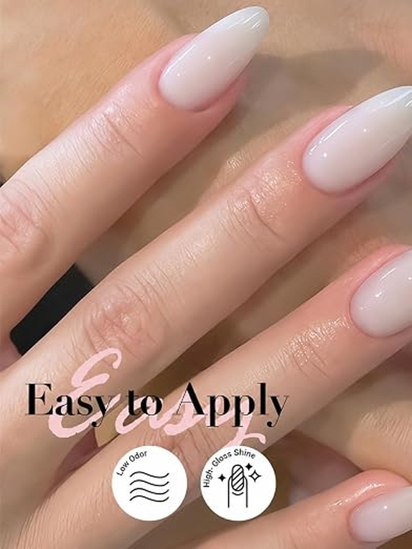 Sheer Nude Pink Gel Nail Polish