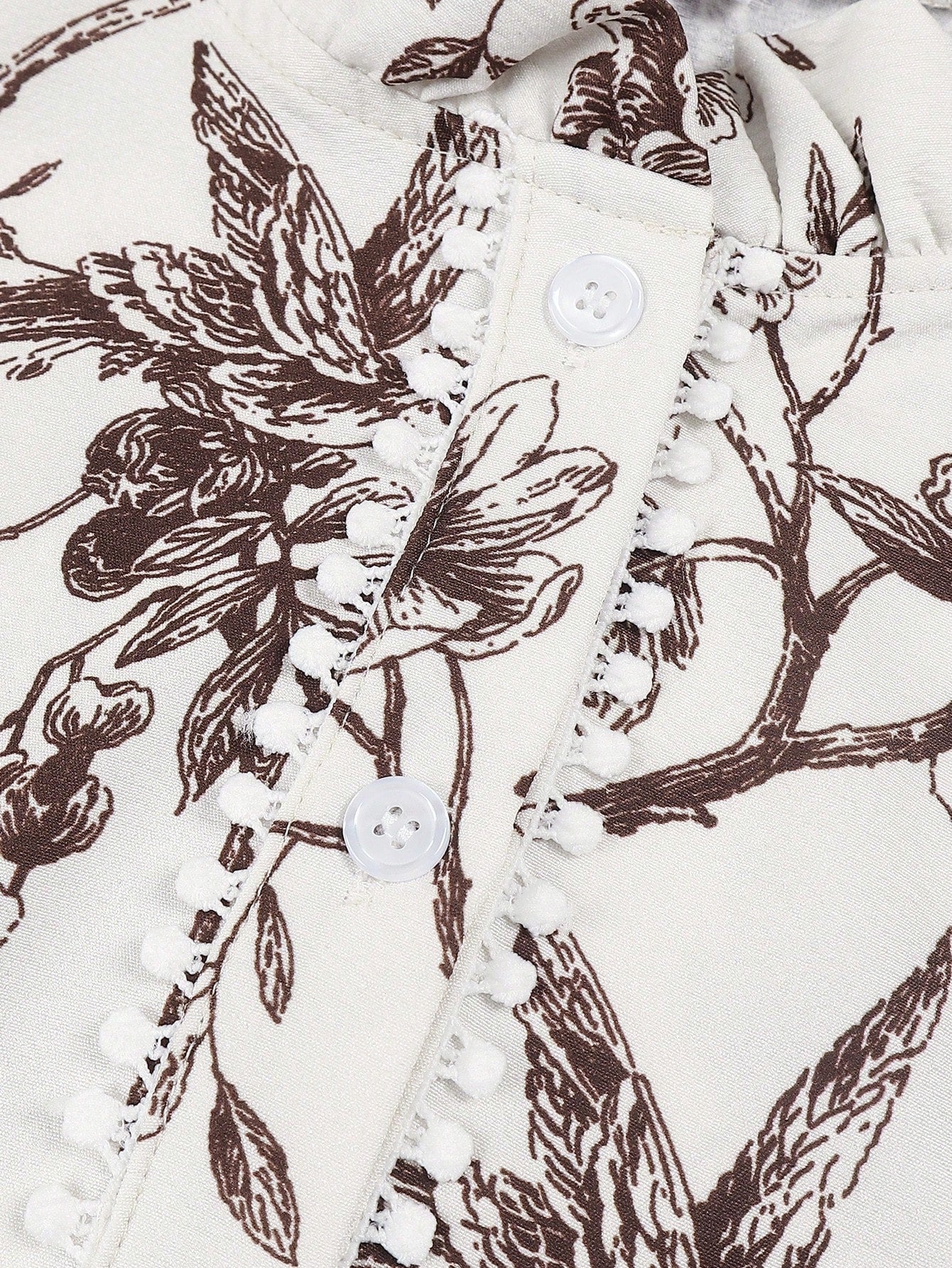 Floral Print Lon Sleeve Bohemian Shirt