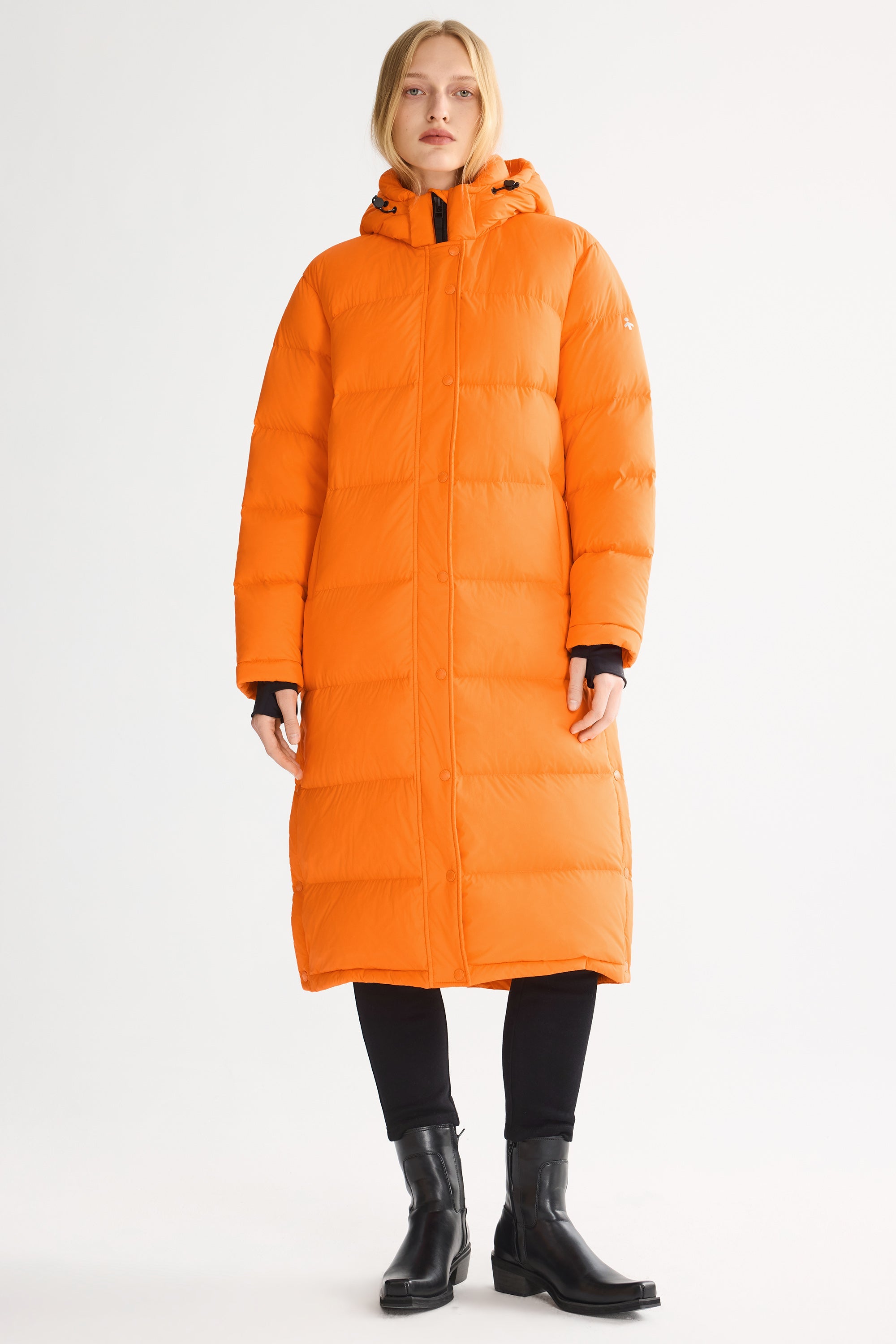 Warm Hooded Long Puffer Coat