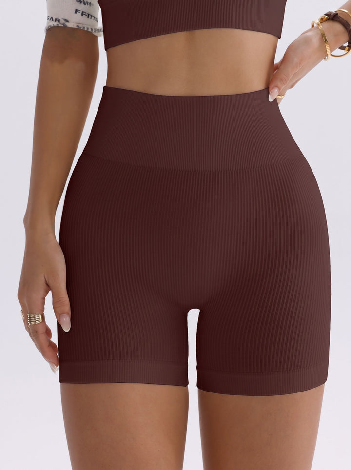 High-Waisted Seamless Comfort Yoga Shorts