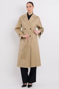 Classic Double Breasted Trench Coat