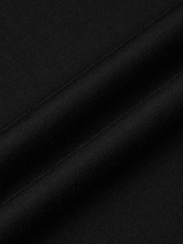 Urban Revivo Pleated Wide Leg Pants-Black