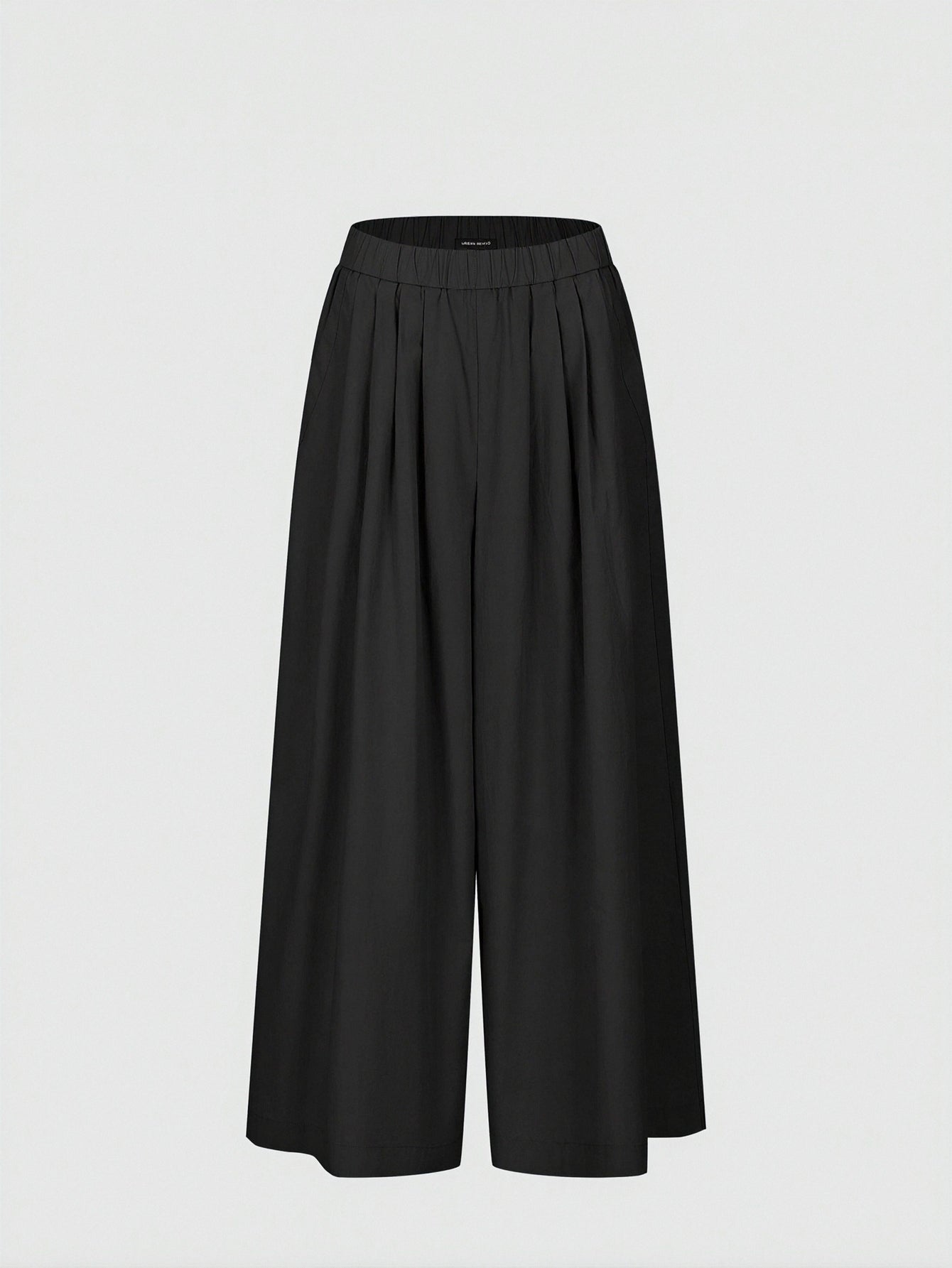 Pull On Pleated Wide Leg Pants
