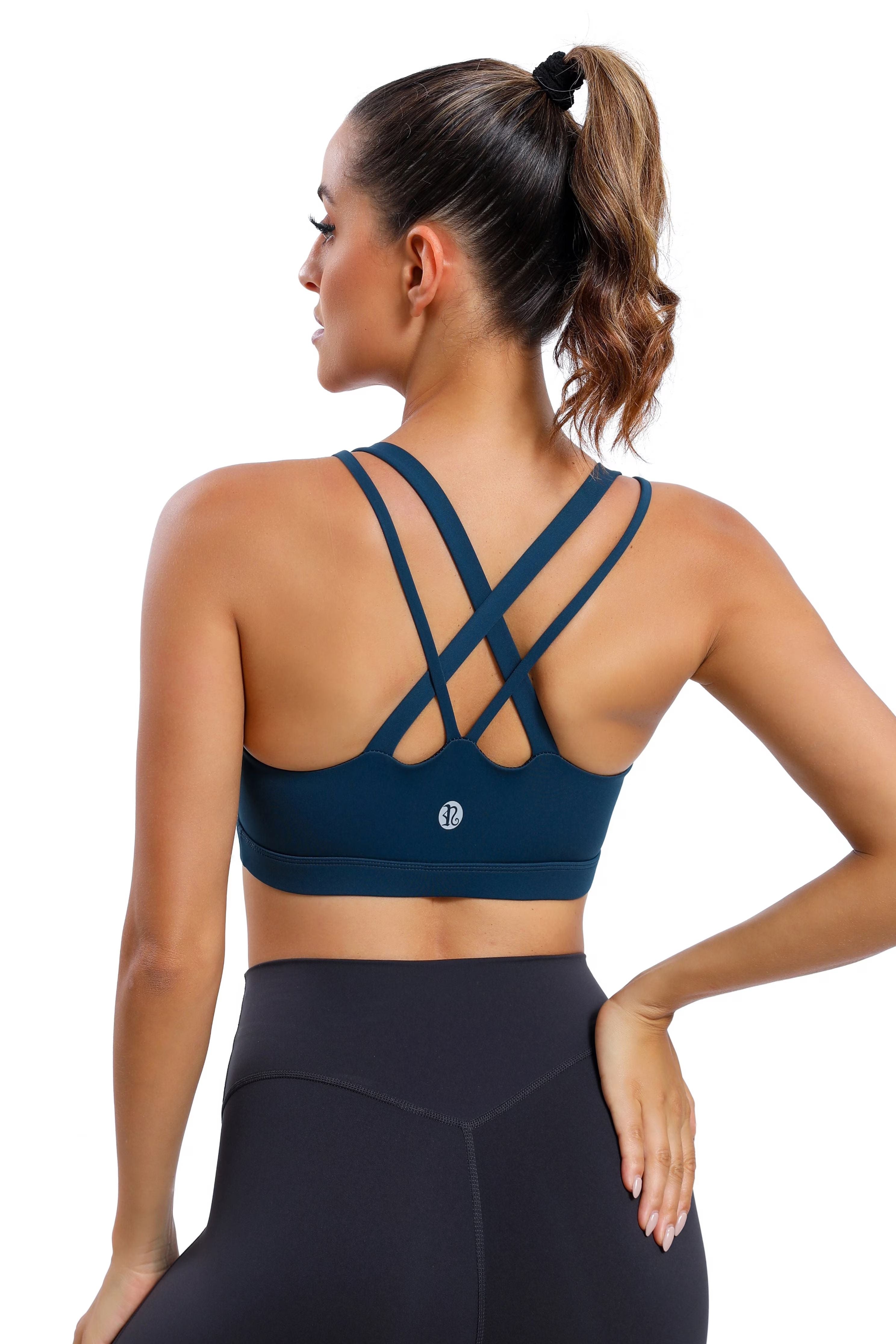Strappy Back Supportive Sports Bra