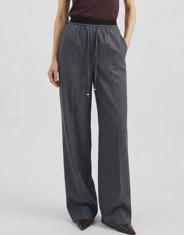 Drawstring Side Pockets Trousers