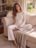 Floral Ribbed Knit Lounge Set