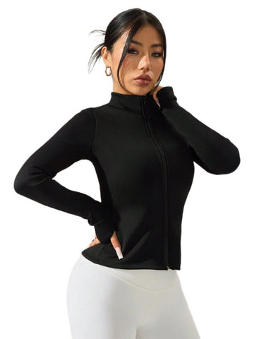Slim Fit Full Zip Sports Jacket