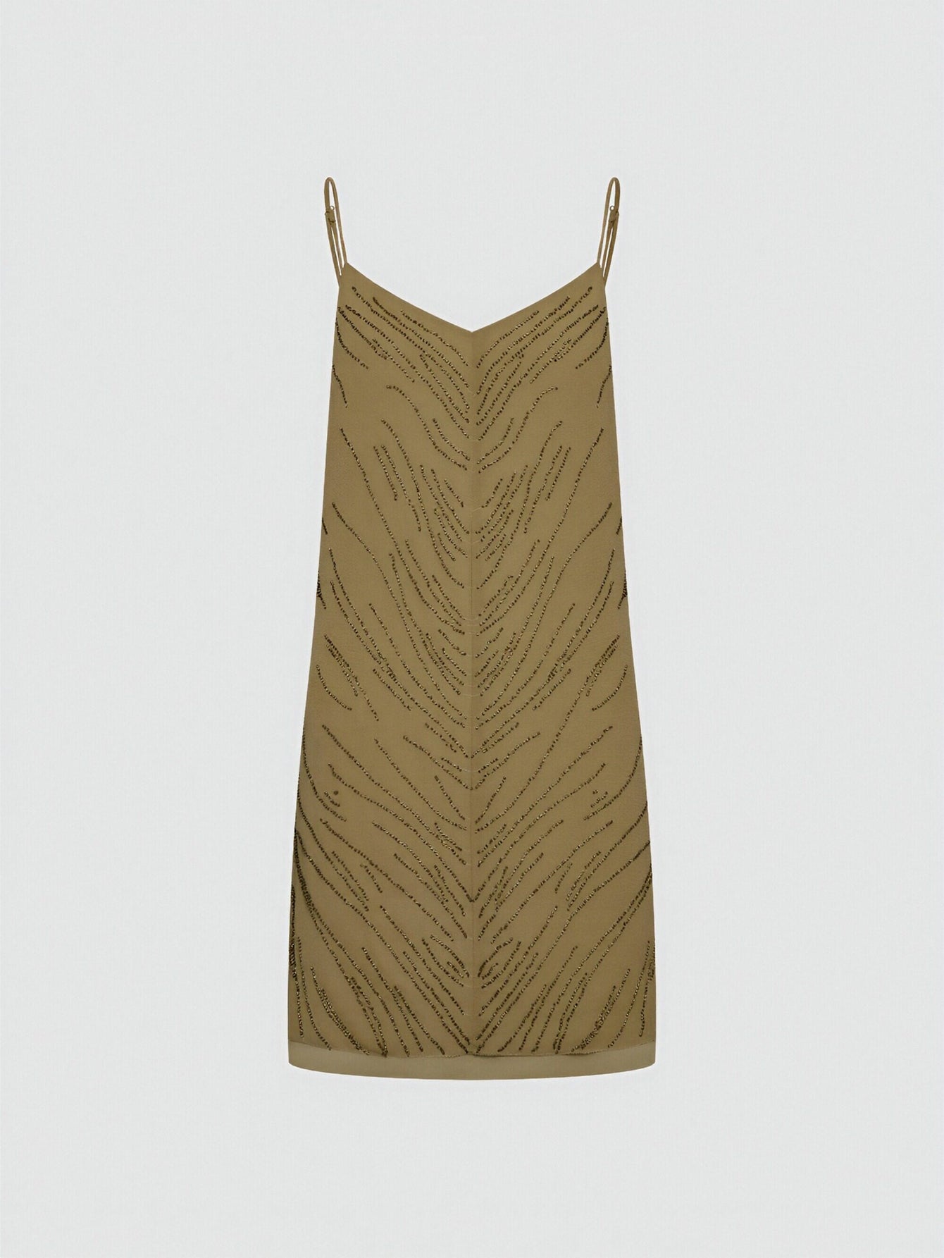Urban Revivo A-Line Dresses-Khaki Brown