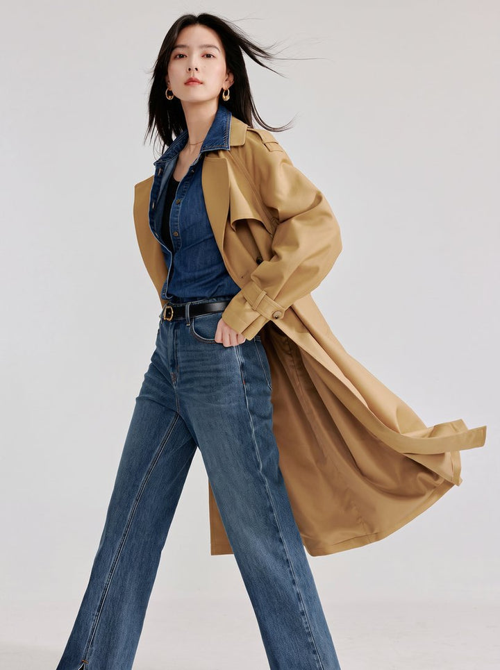 Breathable Moisture Wicking Denim Button Shirt