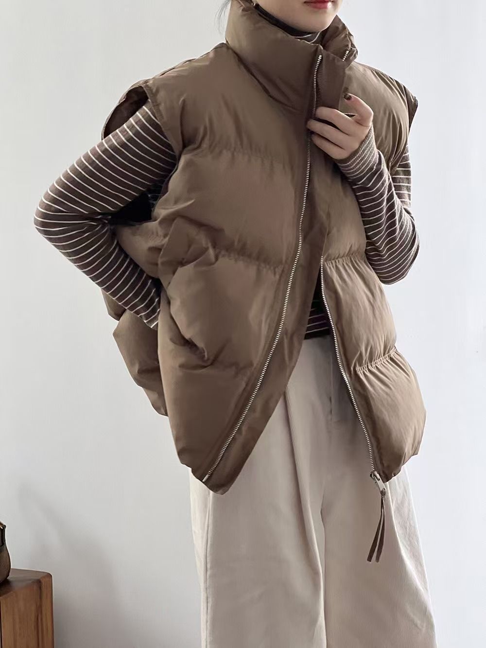 Oversized Lightweight Puffer Vest