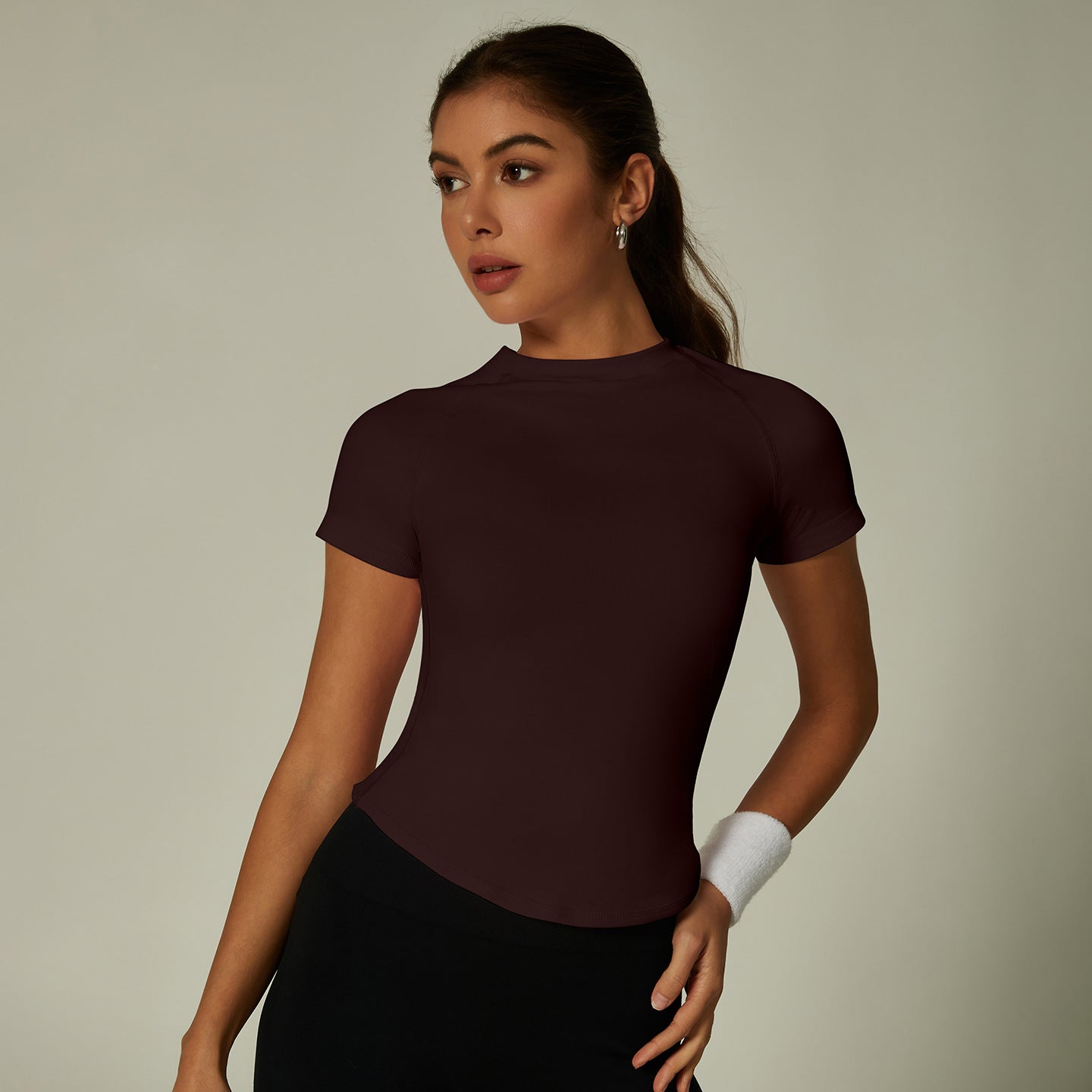 Seamless Form Fitting Athletic T Shirt