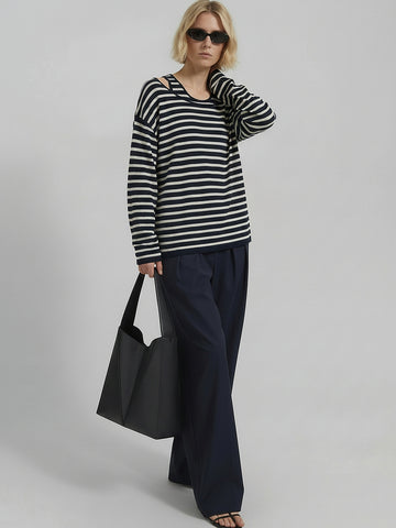 Loose Wool Sweater with Tank