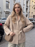 Cozy Belted Open Front Cardigan