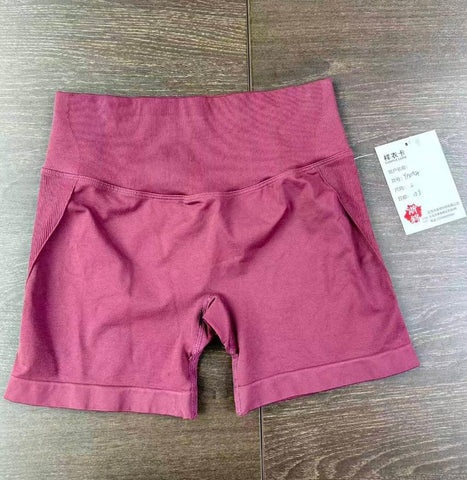 High Waisted Seamless Yoga Shorts