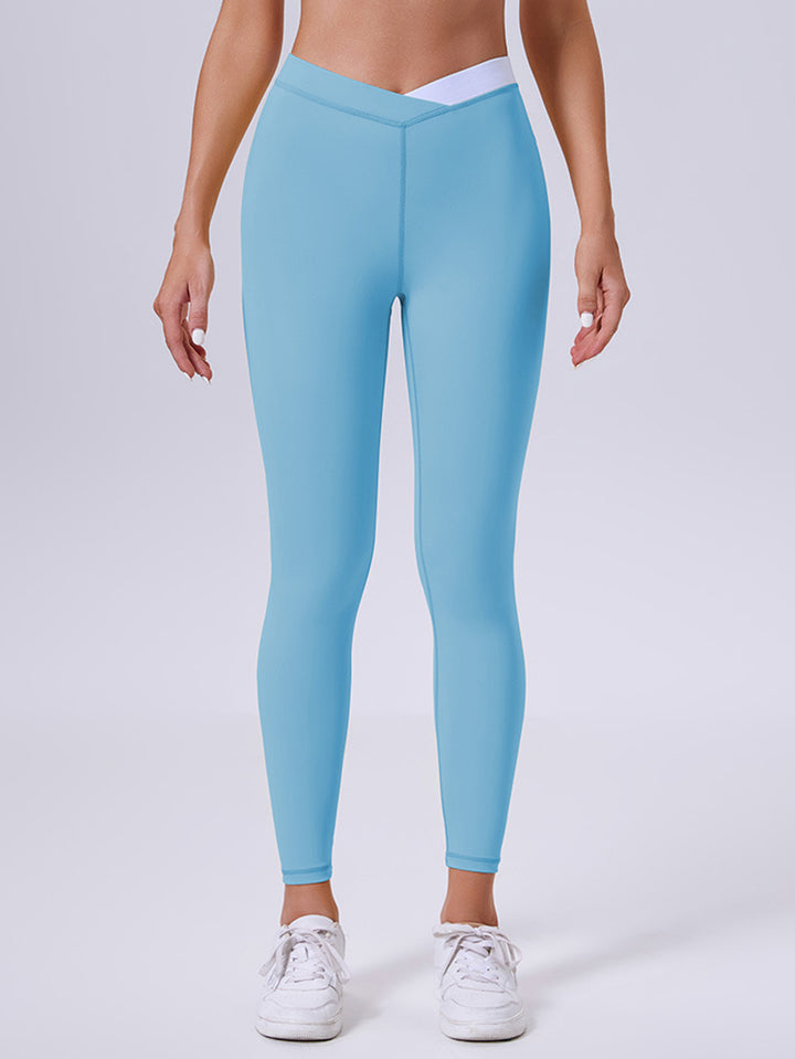 High Waisted V Cut Yoga Leggings