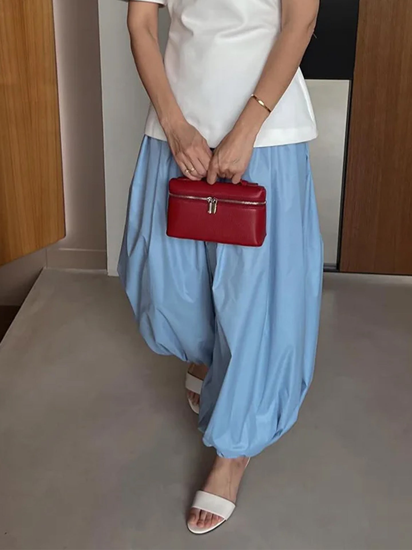 High Waisted Pleated Balloon Pants