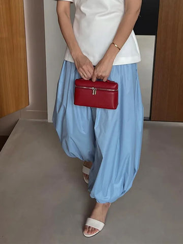 High Waisted Pleated Balloon Pants