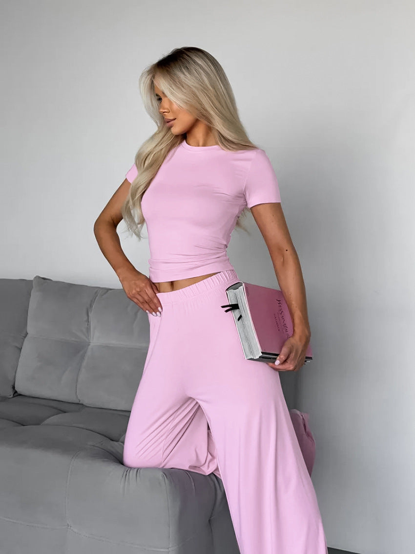 Soft Ribbed Comfy Pajama Set