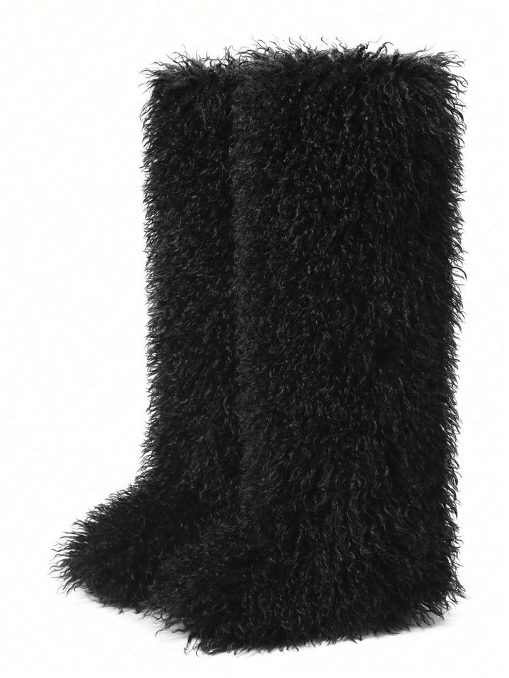 Cozy Faux Fur Winter Boots