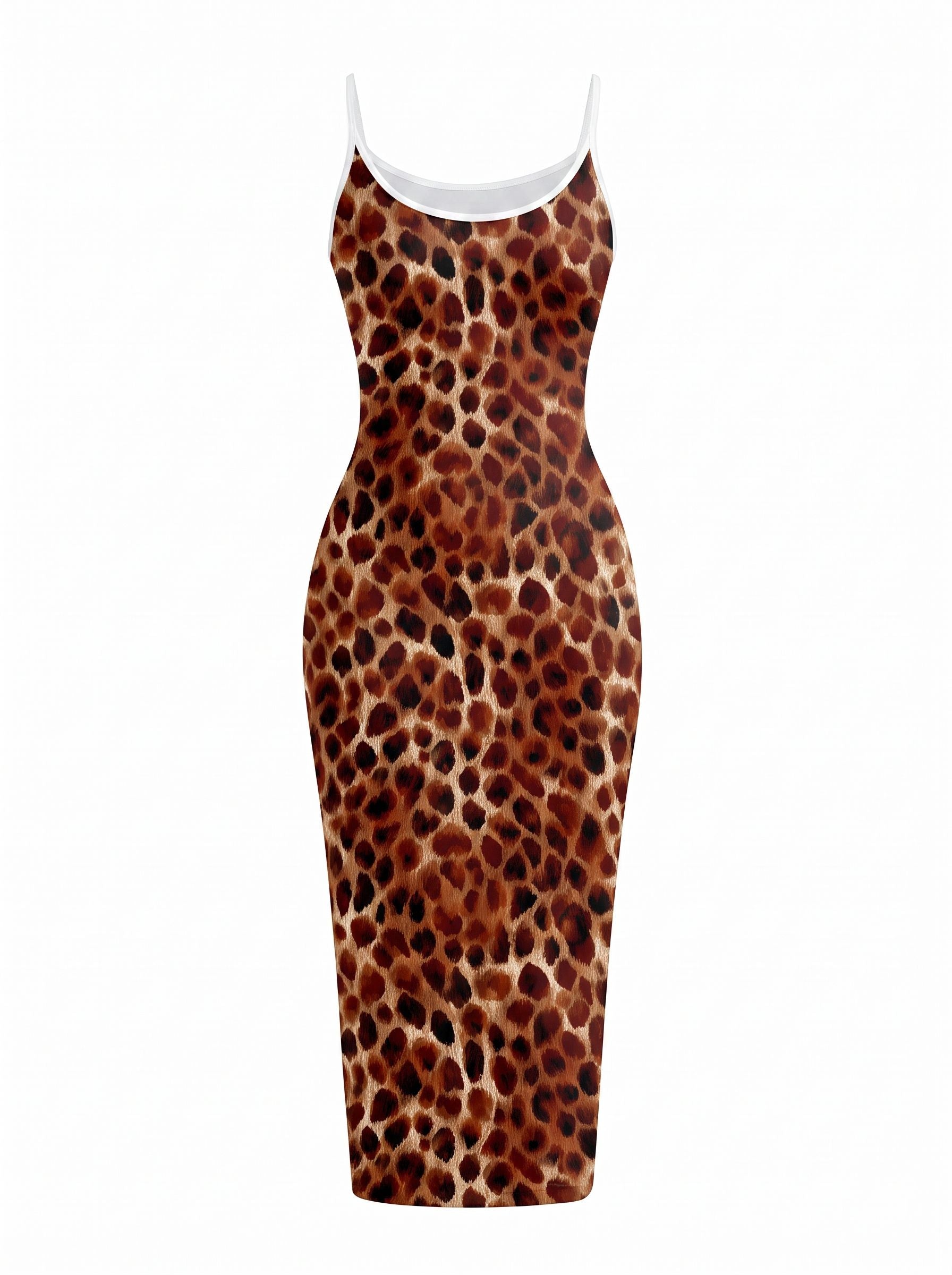 Mahlet B's Leopard Print Midi Dress