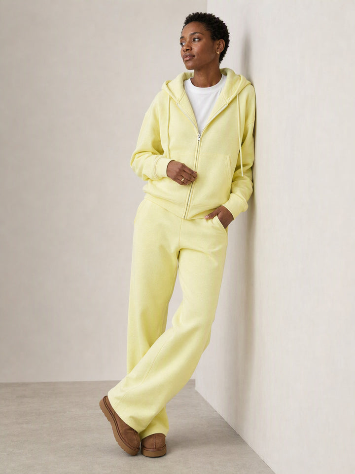 Cozy Oversized Zip Up Lounge Set