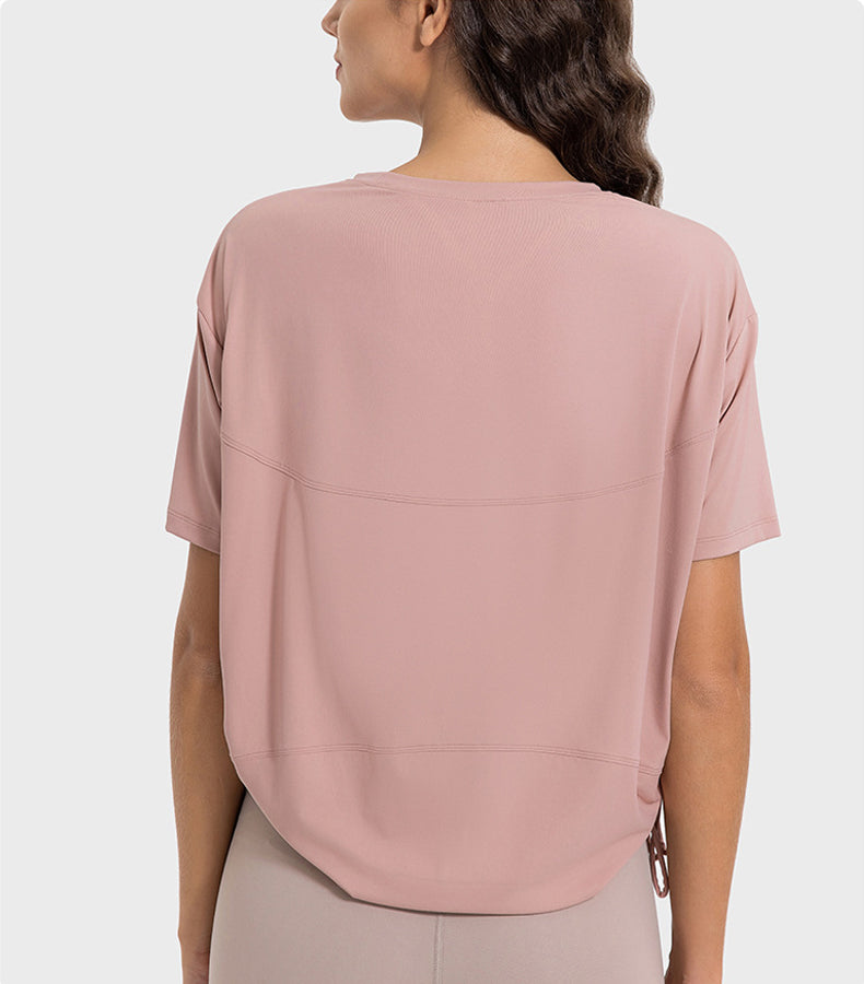 Quick-Dry Lightweight Soft-Stretch Training T-Shirts-Multicolor