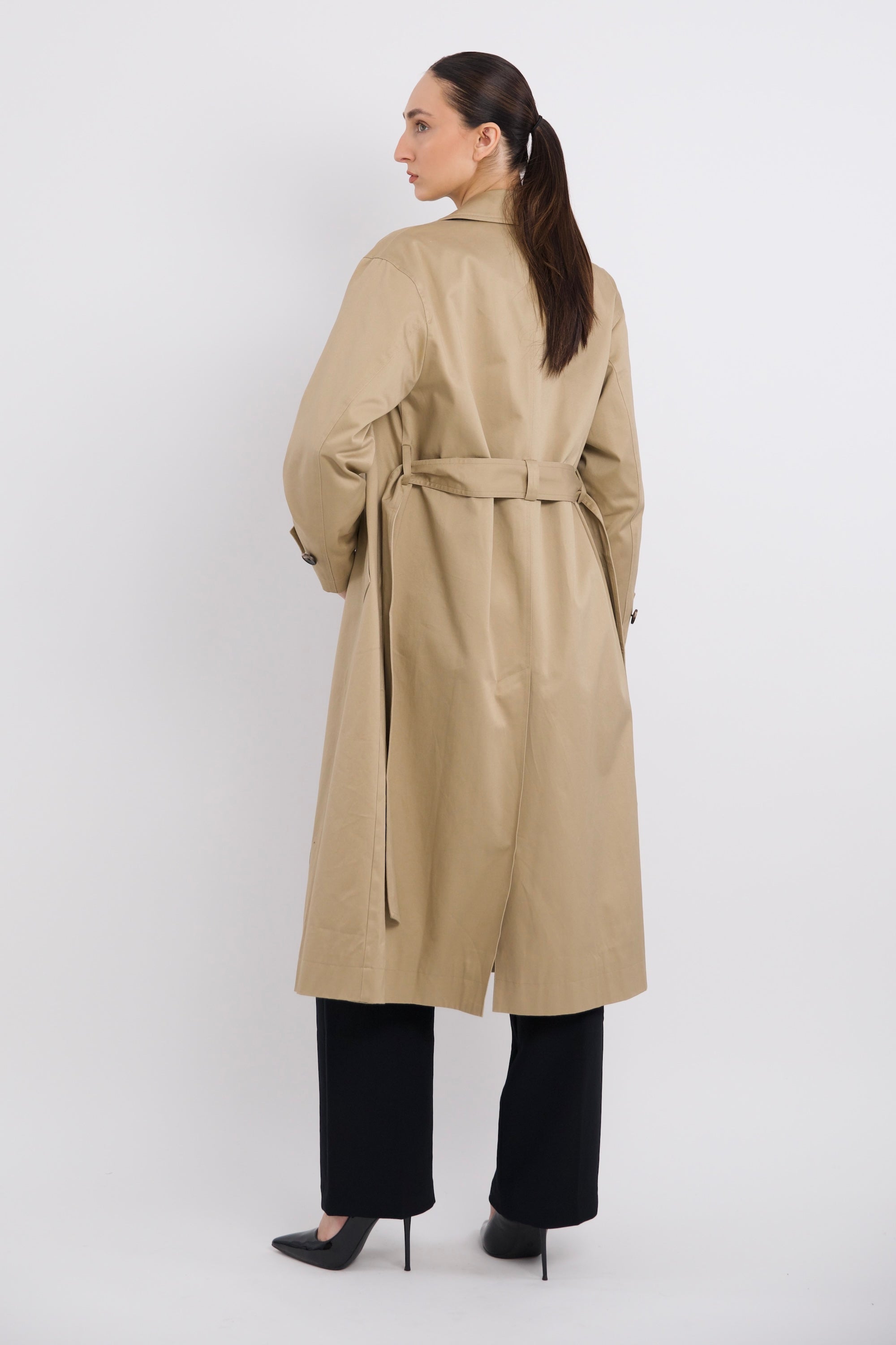 Classic Double Breasted Trench Coat