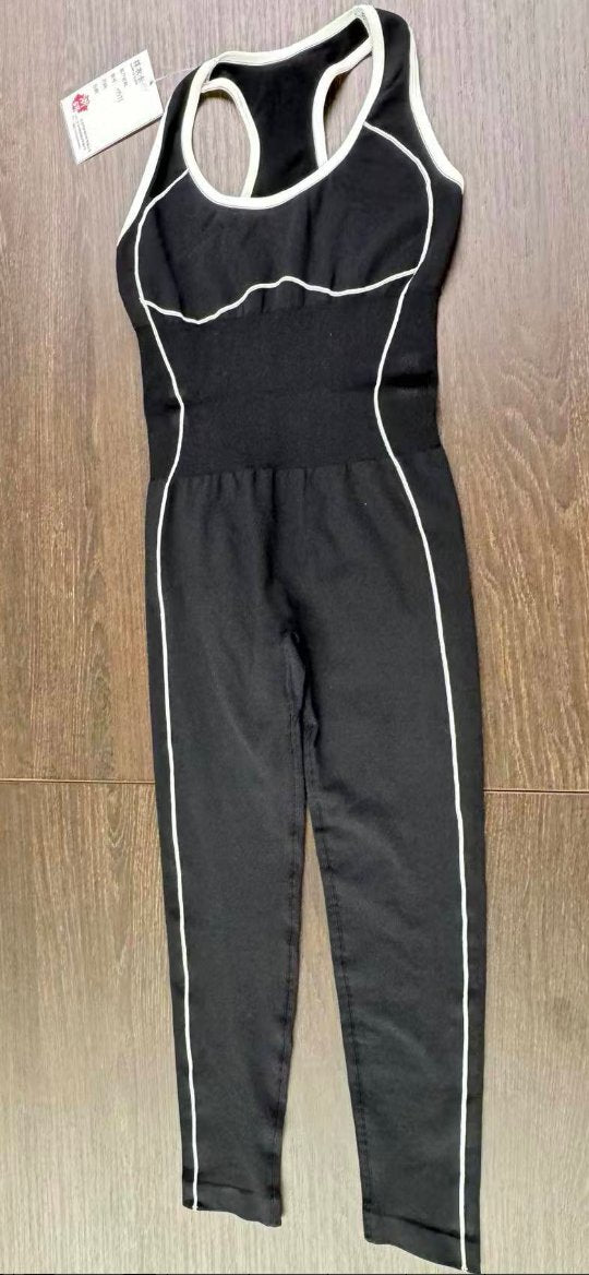 Seamless Sculpting Racerback Yoga Jumpsuit