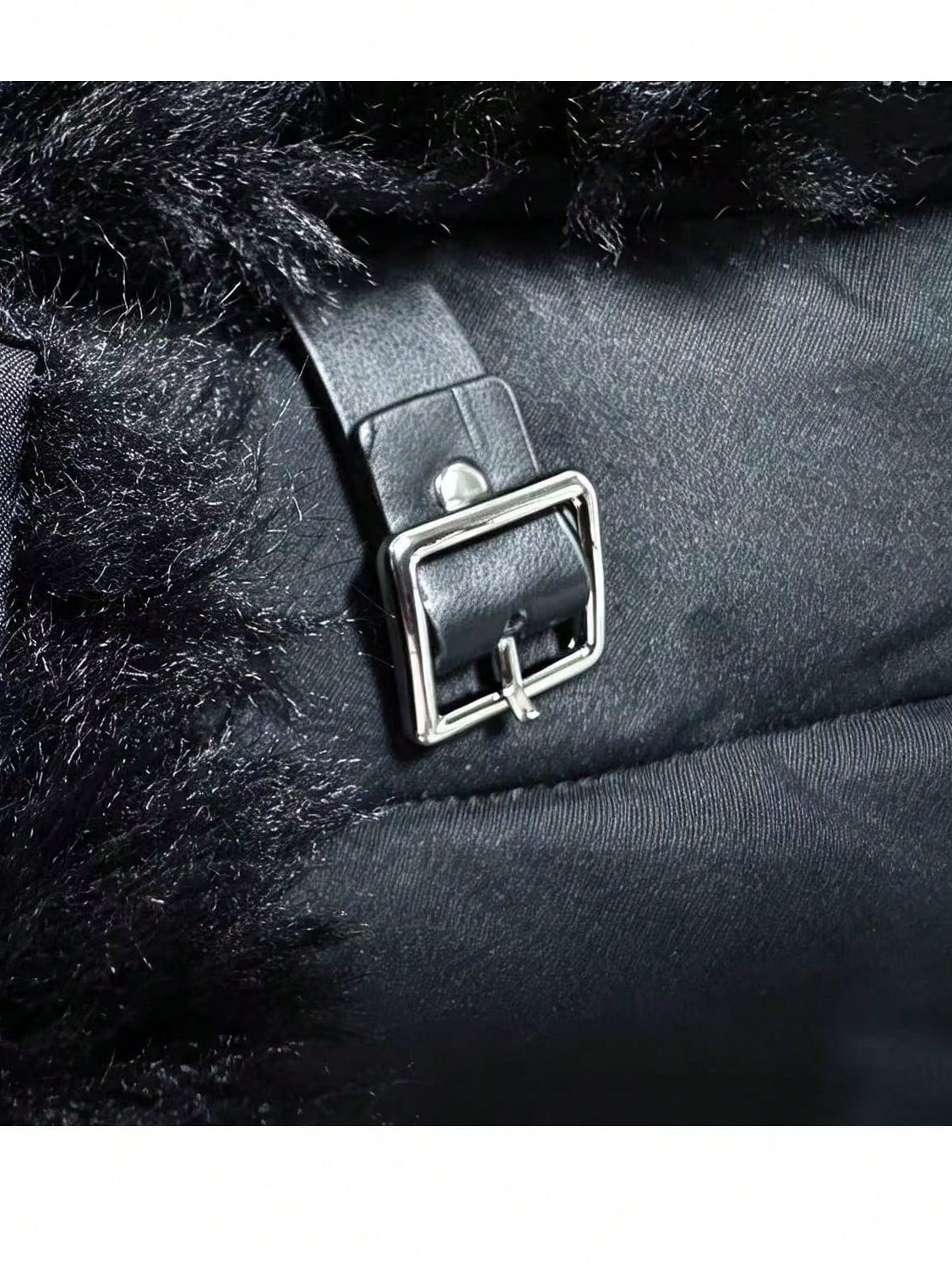 Faux Fur Trim Puffer Jacket