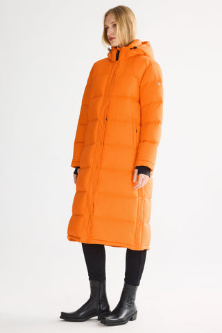 Warm Hooded Long Puffer Coat
