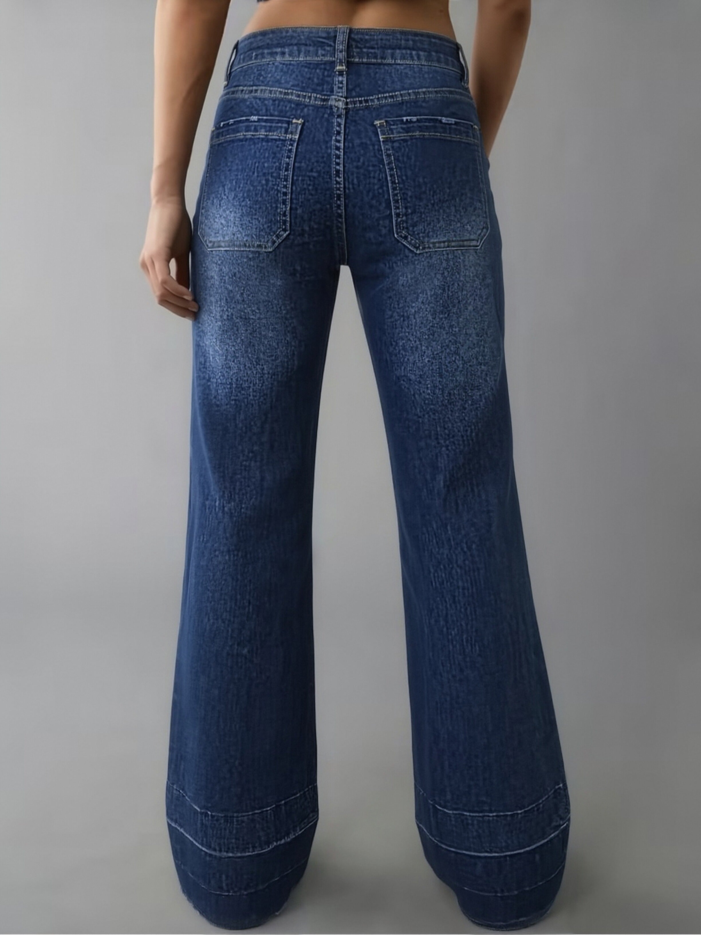 High Rise Wide Leg Jeans