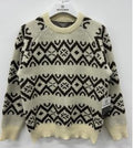 Cozy Fair Isle Pattern Pullover Sweater
