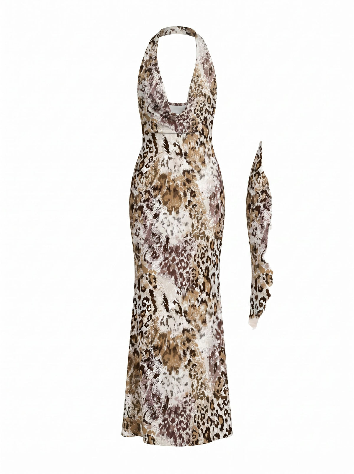Tonisha Cox's Leopard Print Midi Dress