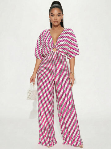 Cinched Waist Modern Jumpsuit